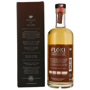 Floki Single Malt Whisky Sheep Dung Smoked Reserve GP