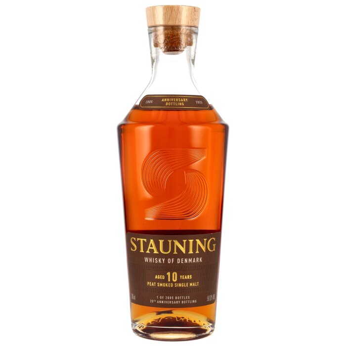 Stauning 10 y.o. - Peat Smoked Danish Single Malt - 20th Anniversary Bottling