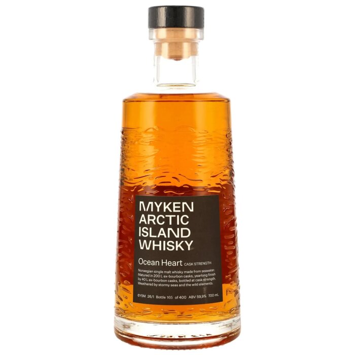 Myken Ocean Heart - Arctic Island Single Malt Whisky - 6 y.o. - Bourbon Casks Fassstärke 59,9%